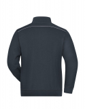 Mens Workwear Sweat-Jacket - SOLID - carbon
